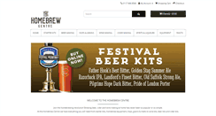 Desktop Screenshot of homebrewcentre.co.uk