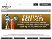 Tablet Screenshot of homebrewcentre.co.uk